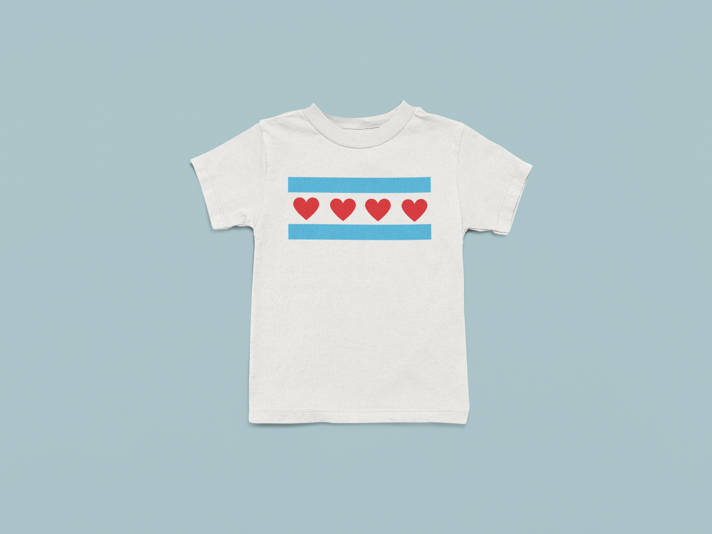 Chicago Hearts Tee