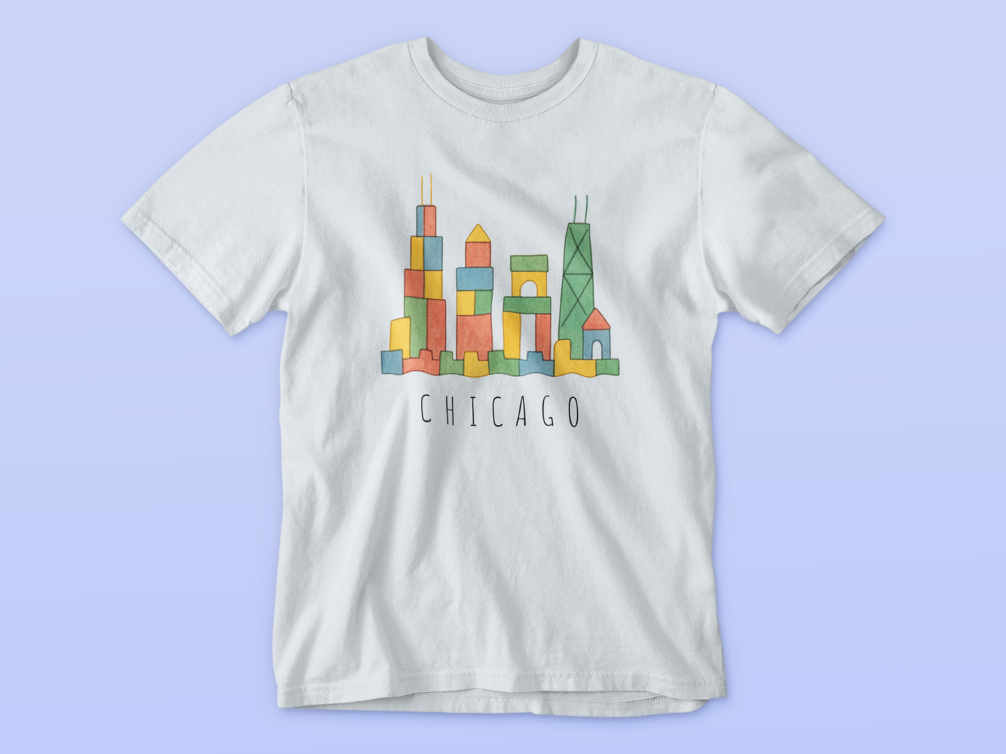 Chicago Building Blocks Tee