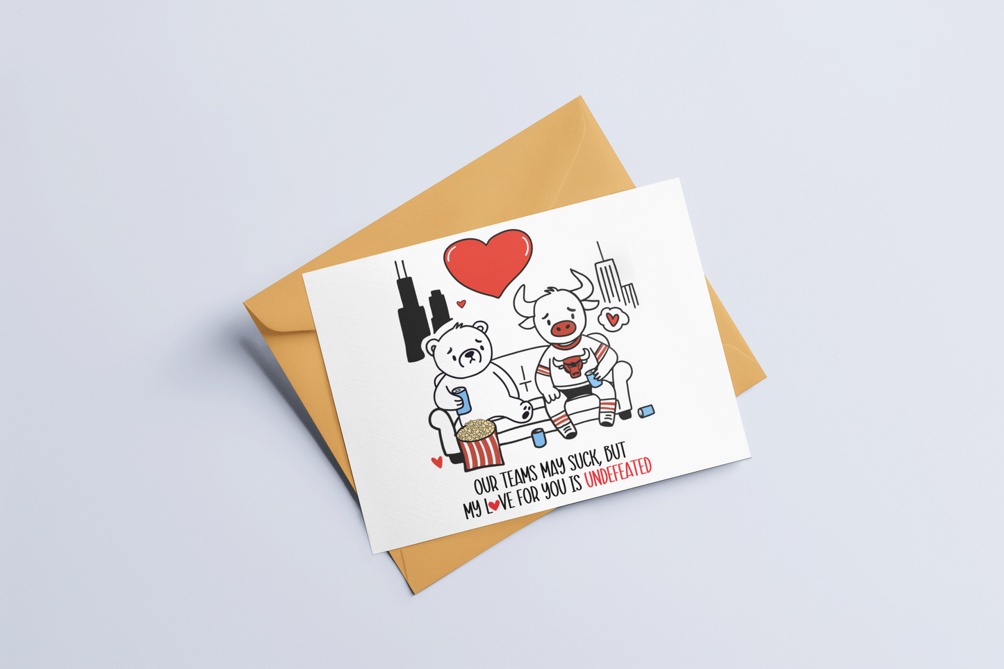 Chicago Sports Suck VDay Card