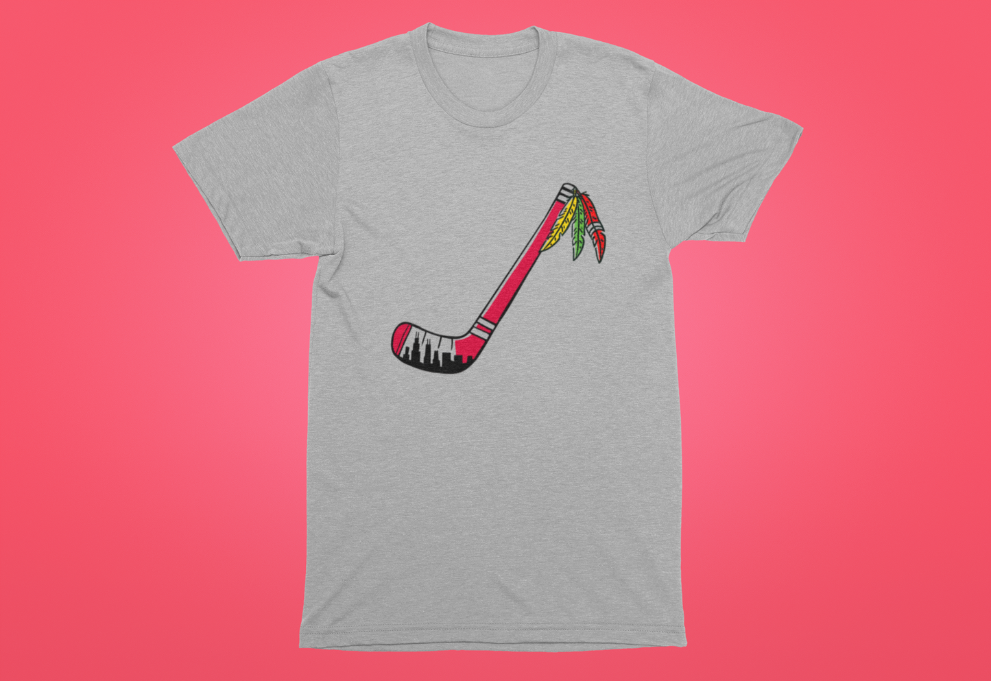 Chicago Hockey Stick Tee