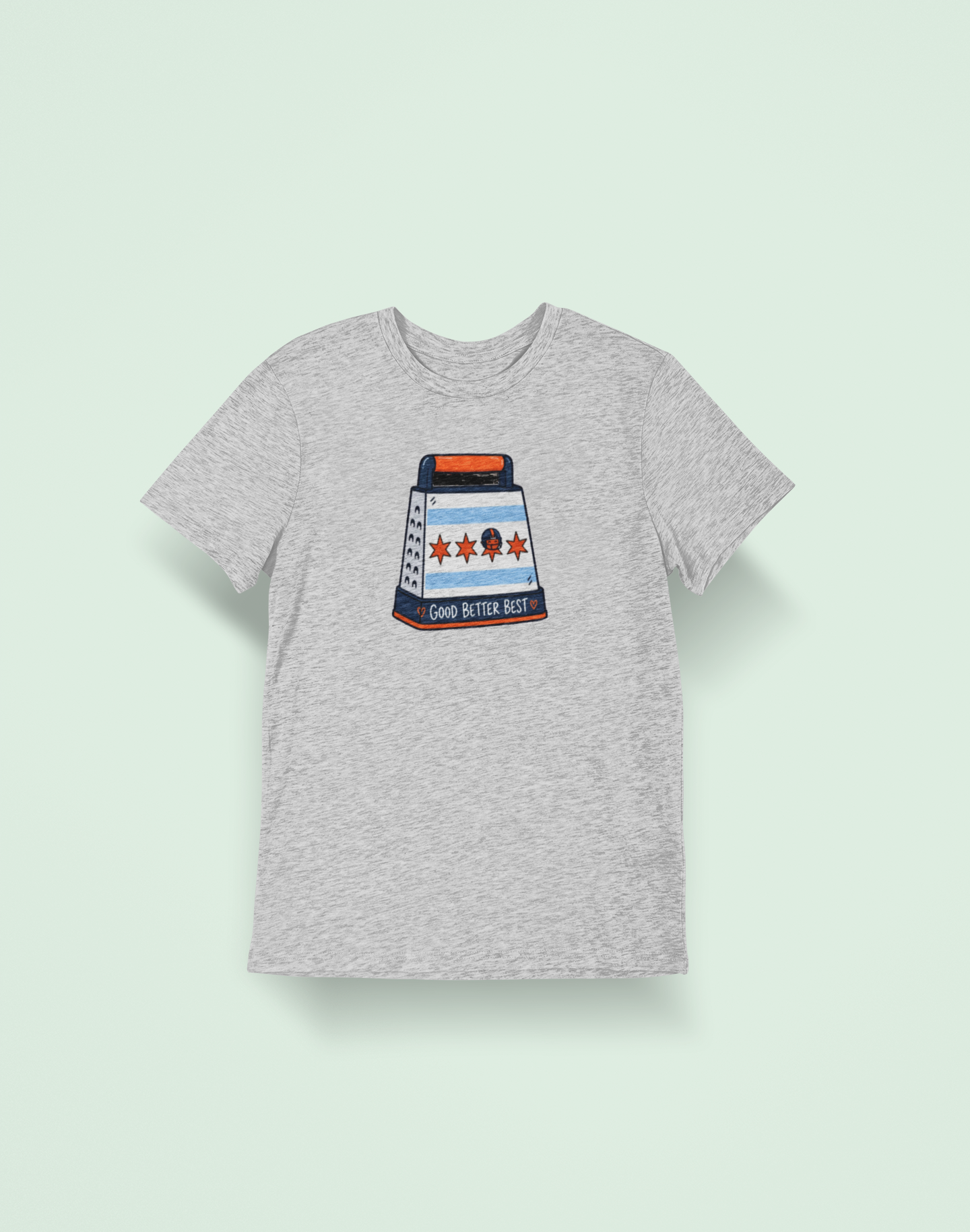 Bears Good Better Best Cheese Grater Tee