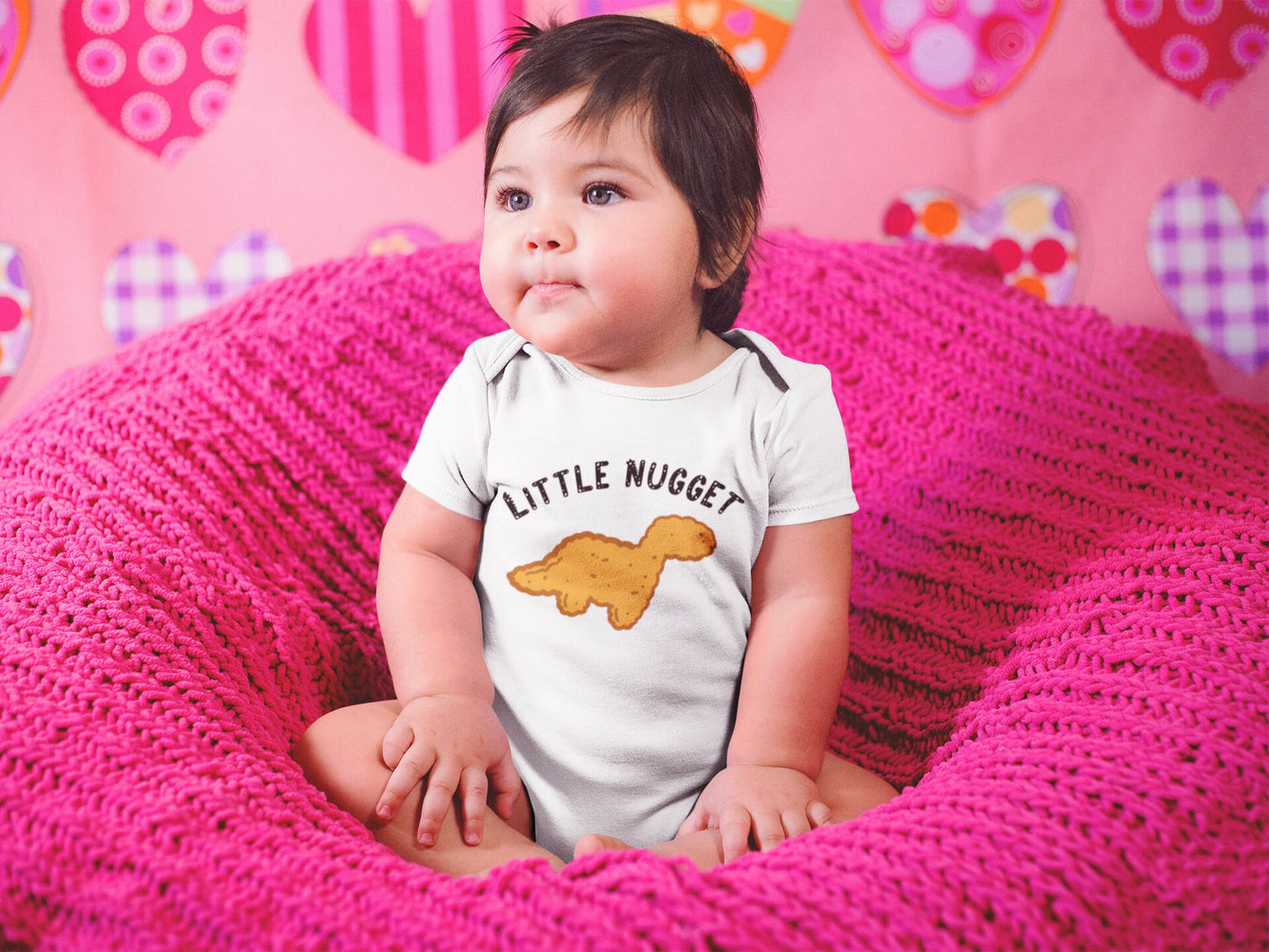 Dino Little Nugget Baby Onesie