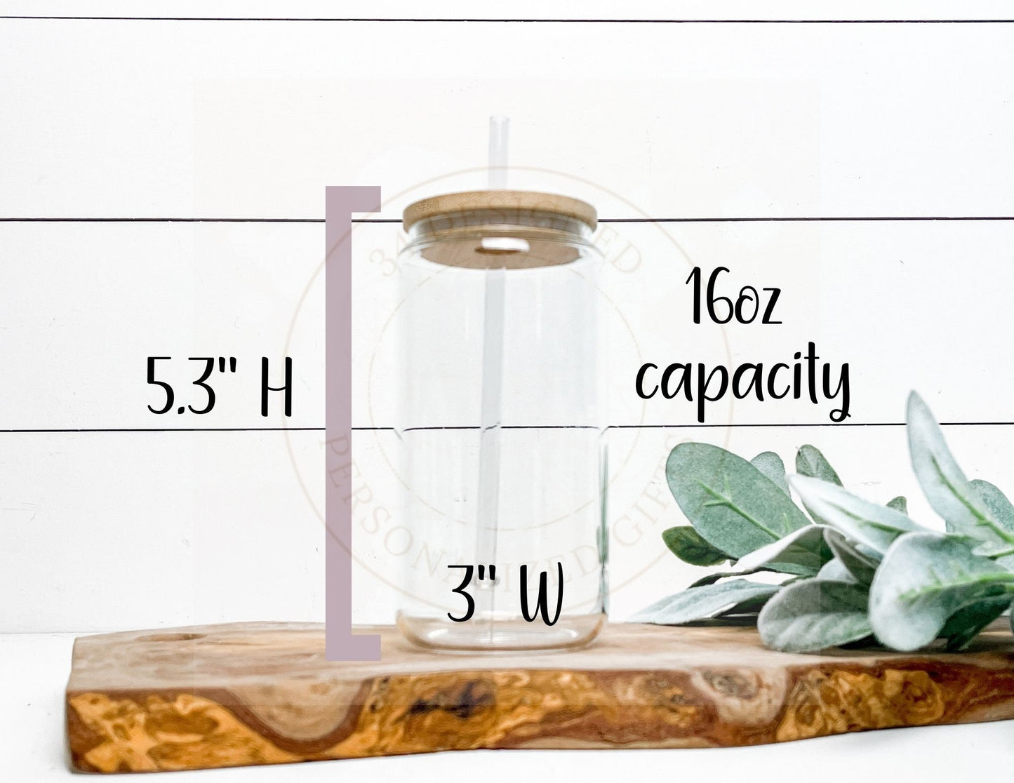 Plant Lady Tumbler - Glass tumbler - Plant person gift
