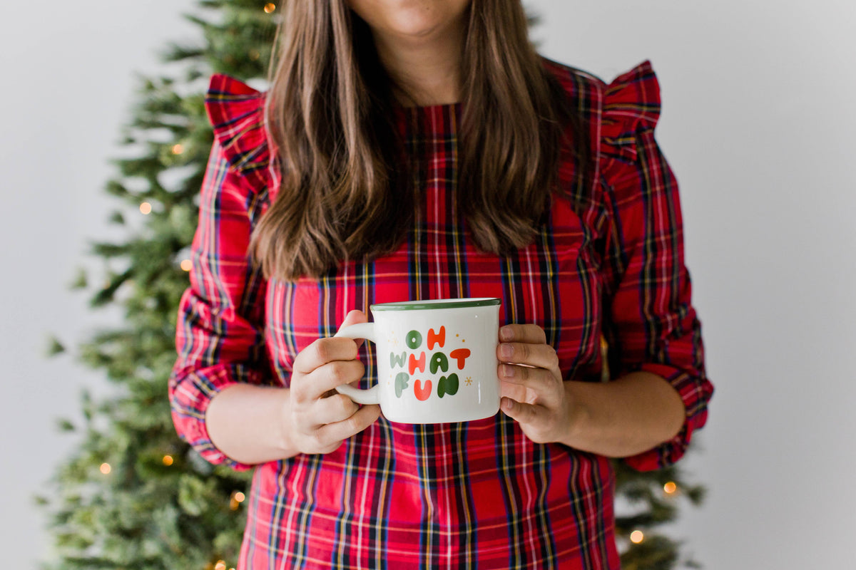 "Oh What Fun" Christmas Camper Mug
