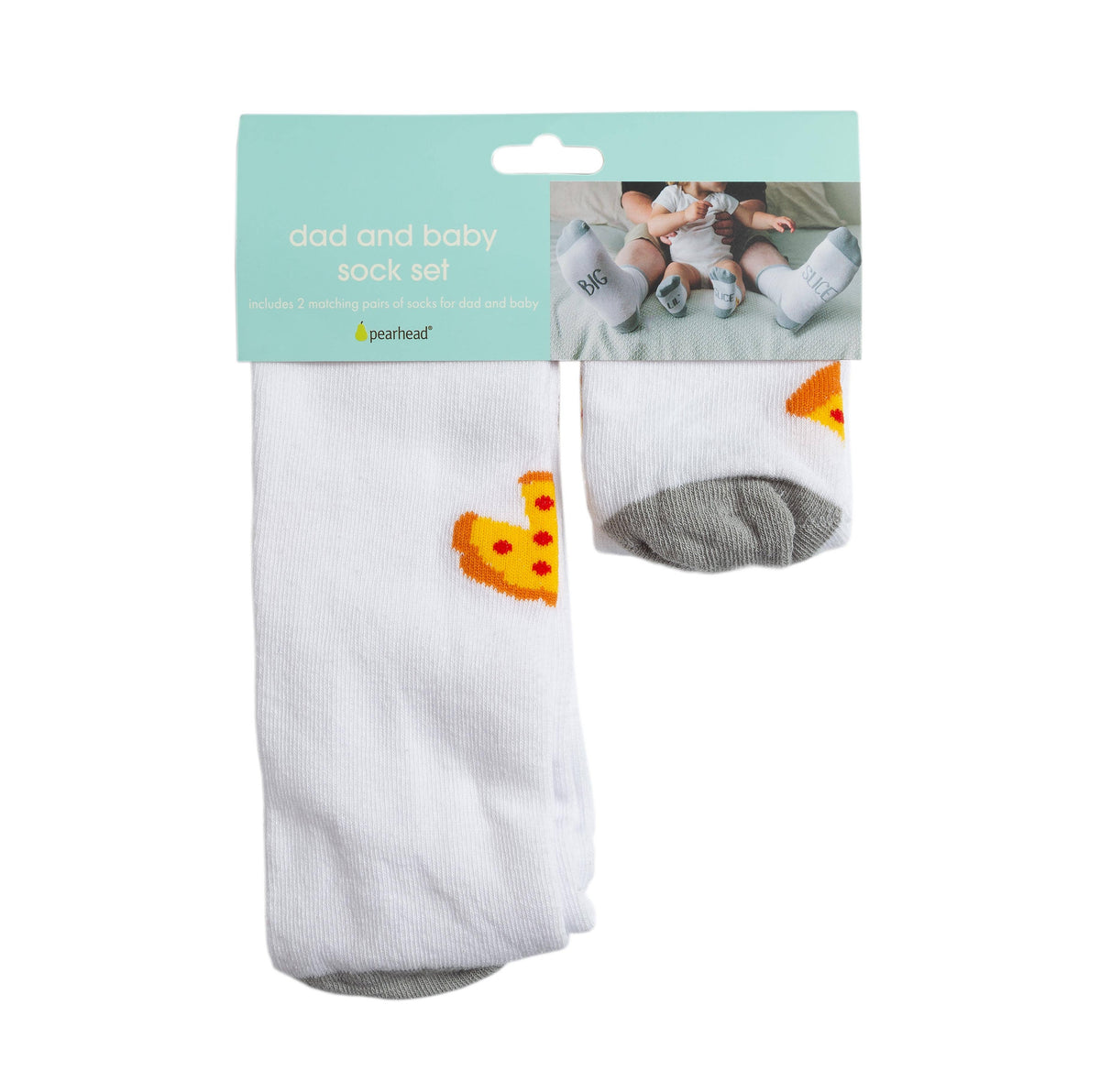 Daddy & Me Matching Pizza Sock Set