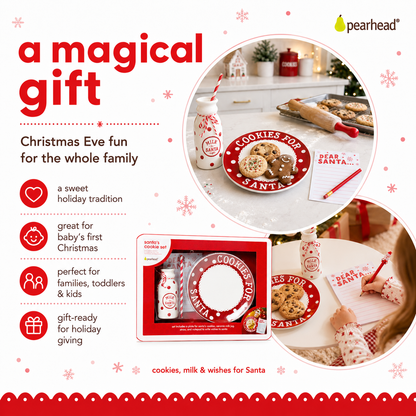 Cookies for Santa Plate, Milk Jug & Letter Set