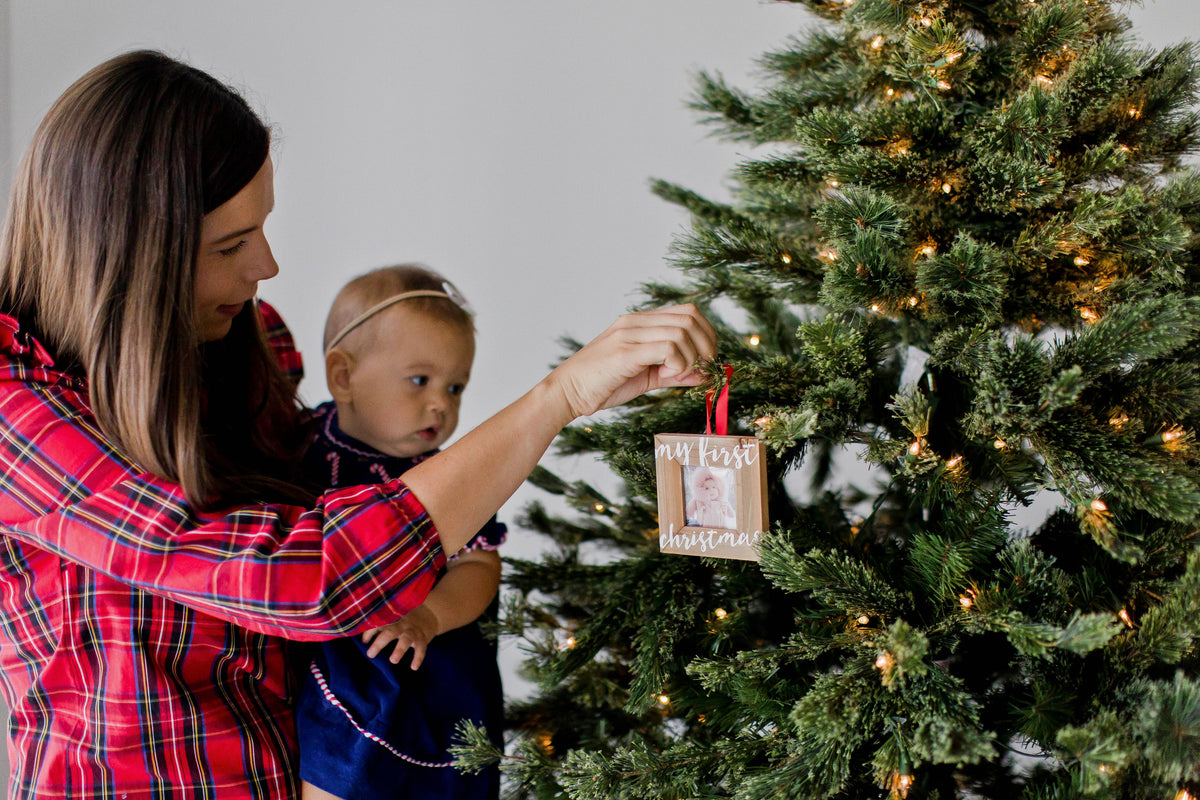My First Christmas Photo Frame Ornament