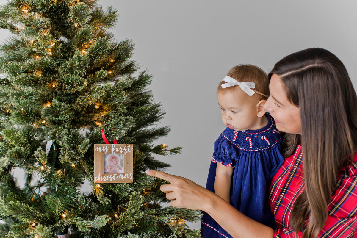 My First Christmas Photo Frame Ornament