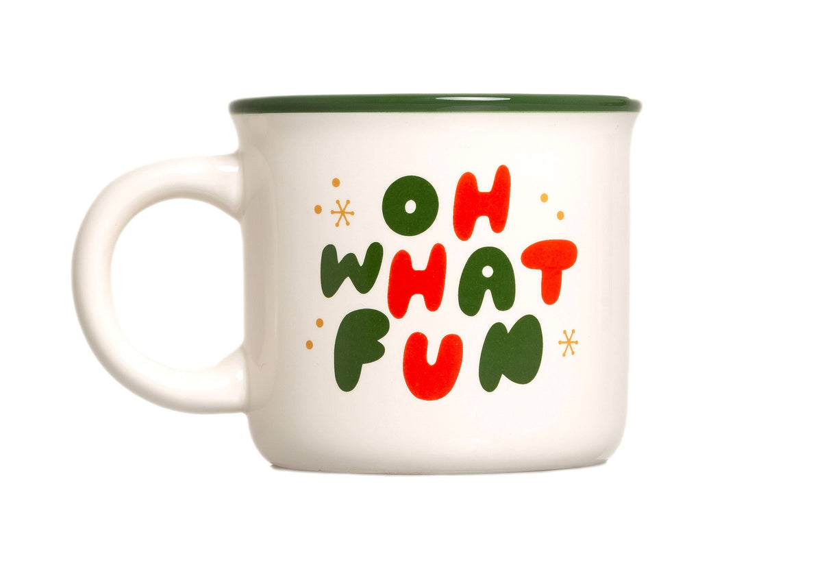 "Oh What Fun" Christmas Camper Mug