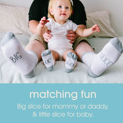 Daddy & Me Matching Pizza Sock Set
