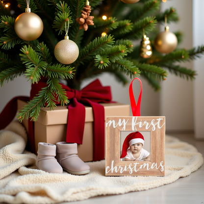 My First Christmas Photo Frame Ornament