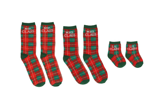 Christmas Family Sock Set (Set of 3)