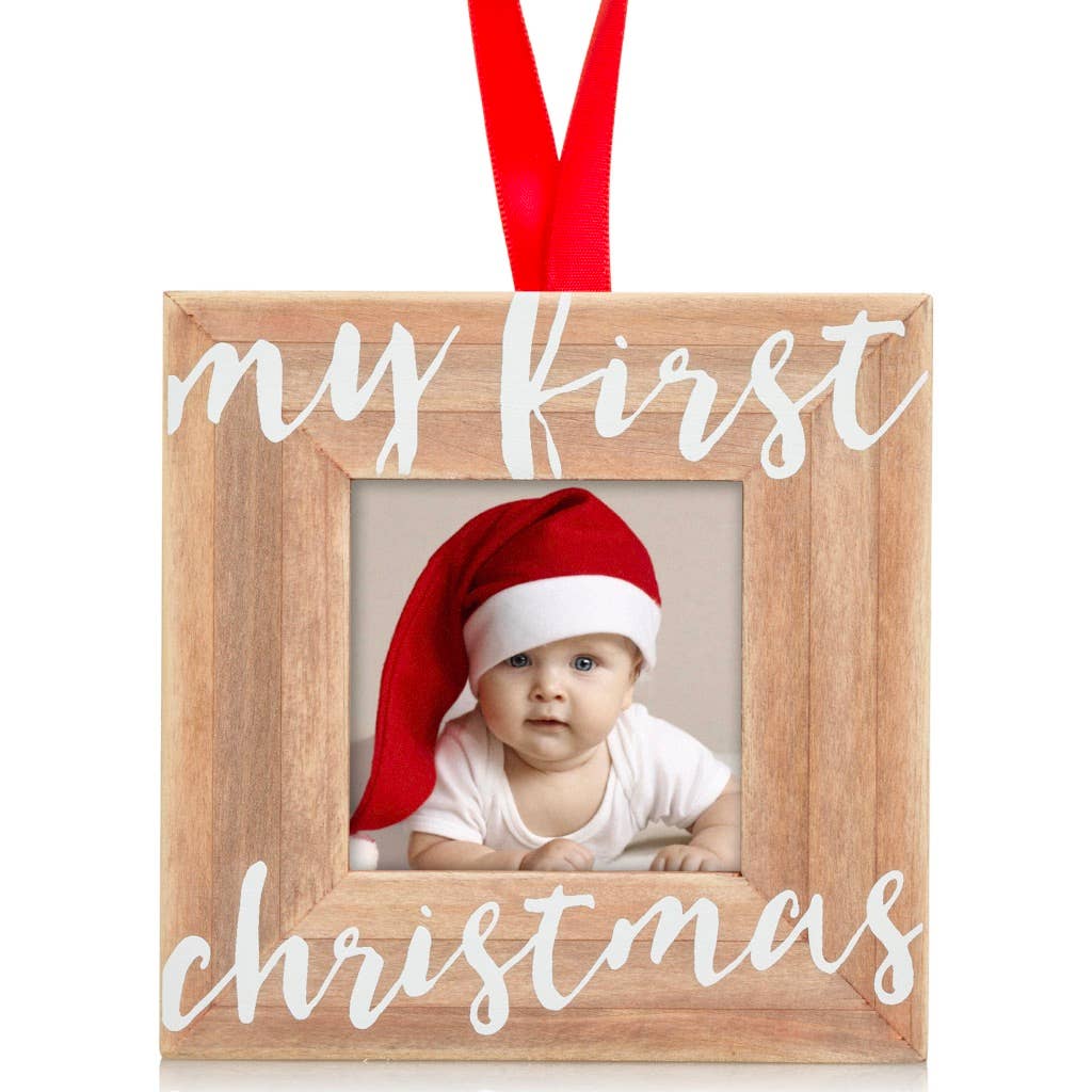 My First Christmas Photo Frame Ornament