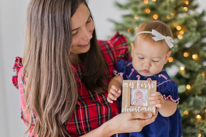 My First Christmas Photo Frame Ornament