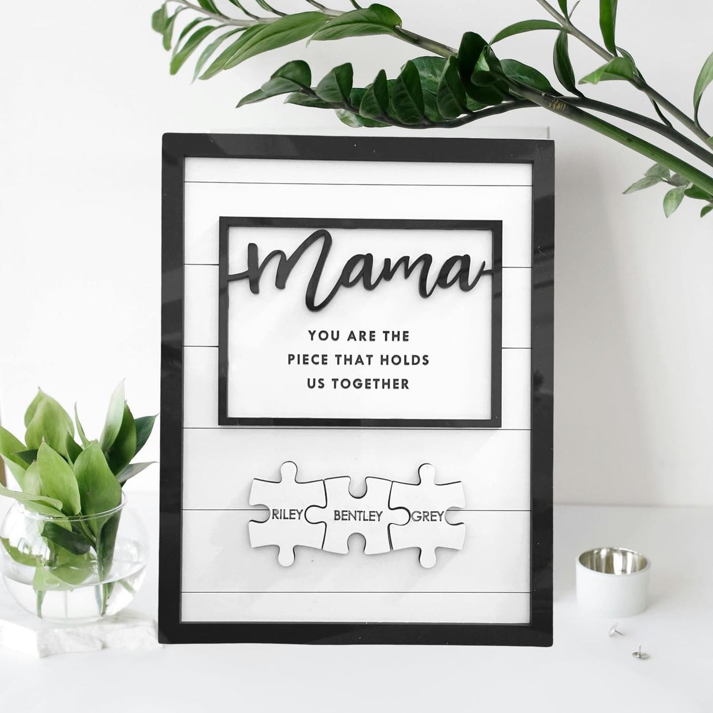 Mother's Day Puzzle Piece Frame