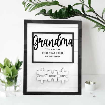 Mother's Day Puzzle Piece Frame