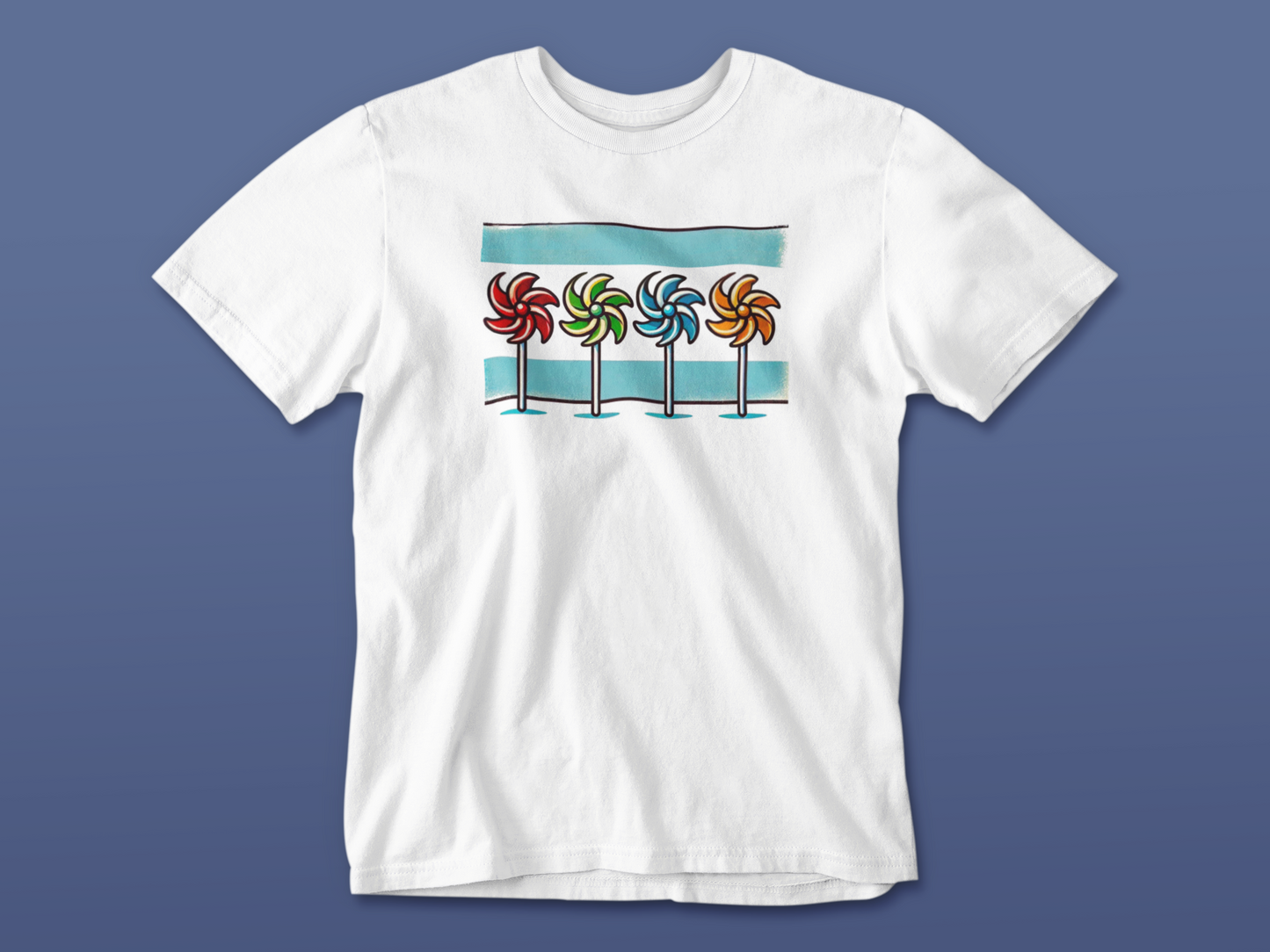 Pinwheels Adult Tee