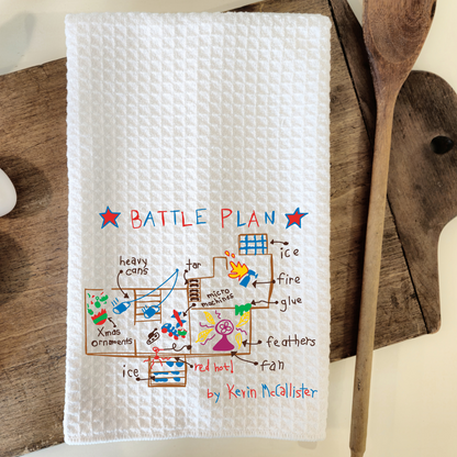 Battle Plan Tea Towel