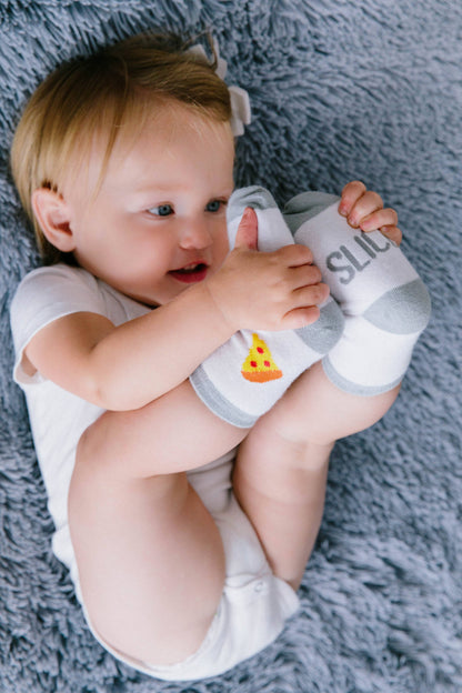 Daddy & Me Matching Pizza Sock Set