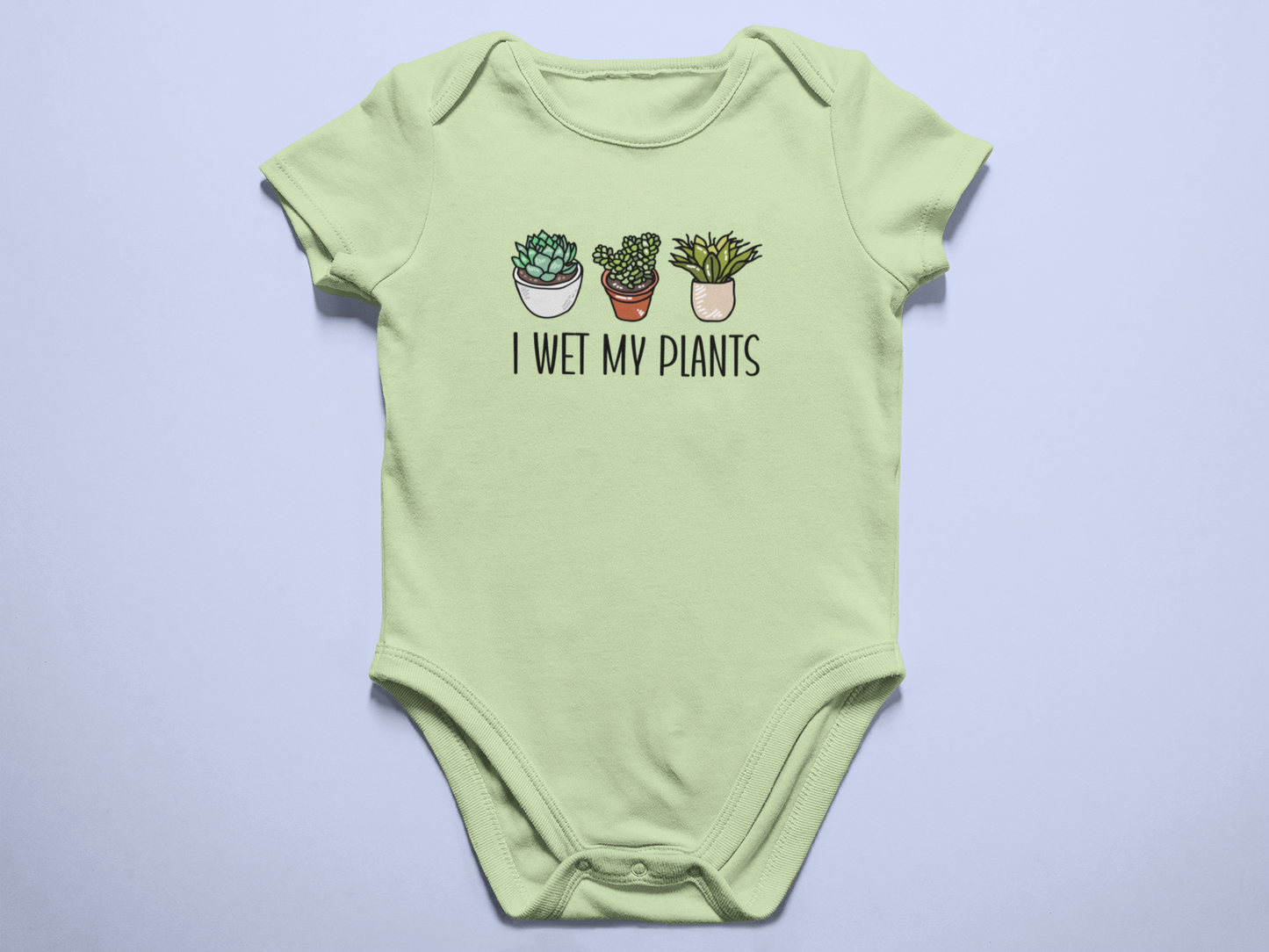 “I Wet My Plants” Baby Onesie