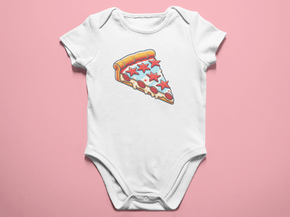 Chicago Pride Pizza Baby Onesie