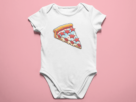 Chicago Pride Pizza Baby Onesie