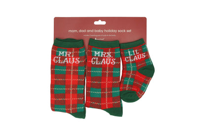 Christmas Family Sock Set (Set of 3)