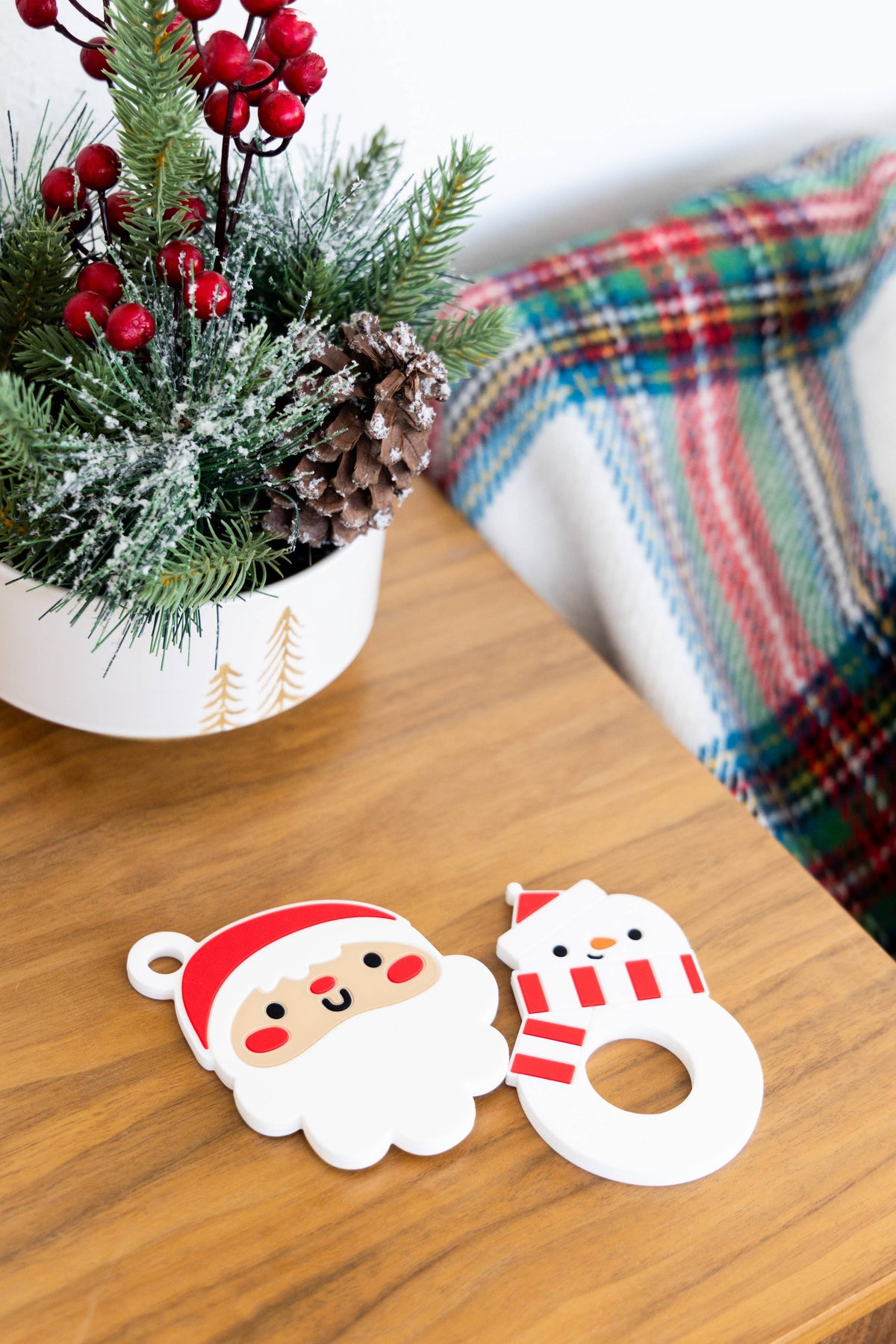 Santa Silicone Baby Teether