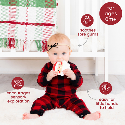 Santa Silicone Baby Teether