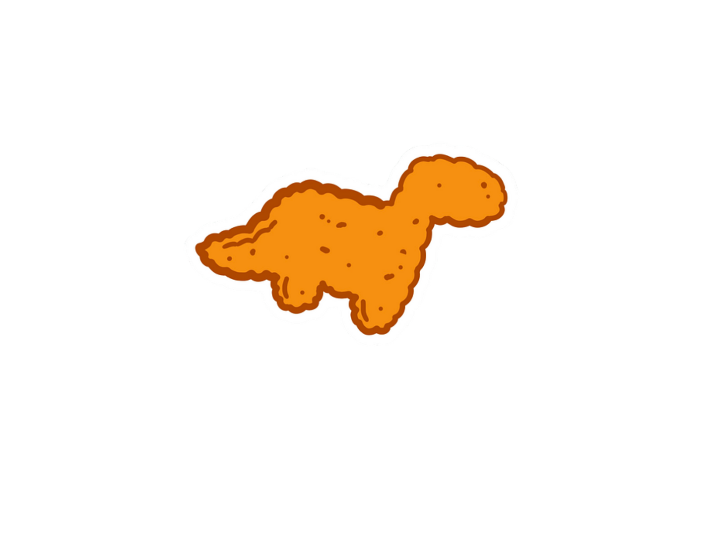 Dino Nugget Sticker