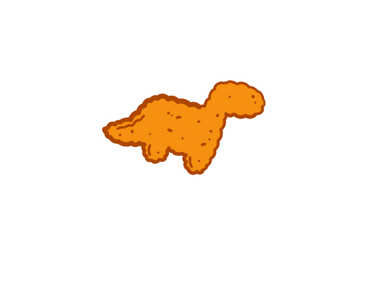 Dino Nugget Sticker
