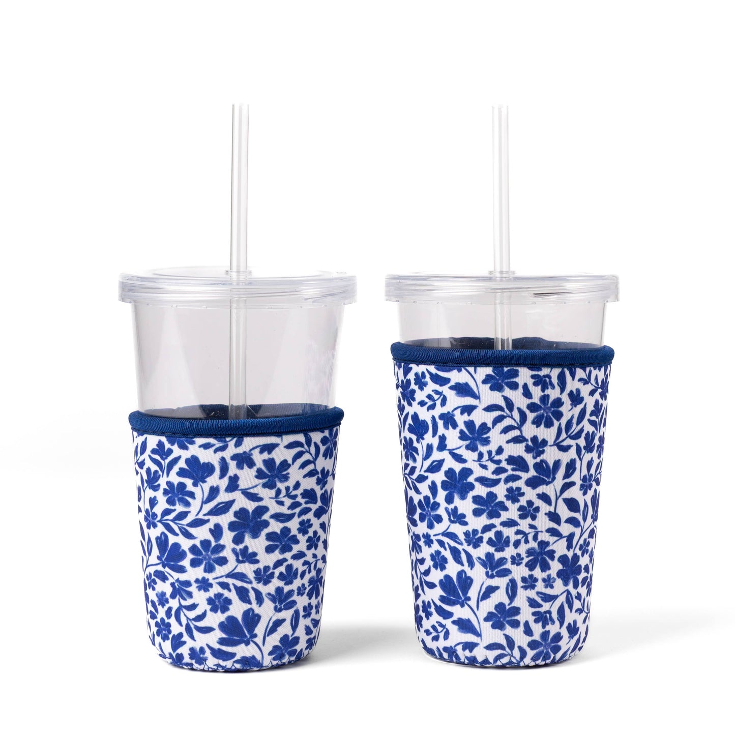 Floral Drink Sleeve | Iced Coffee Koozie | Drink Cover