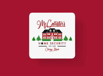 McAllisters Home Security Coaster