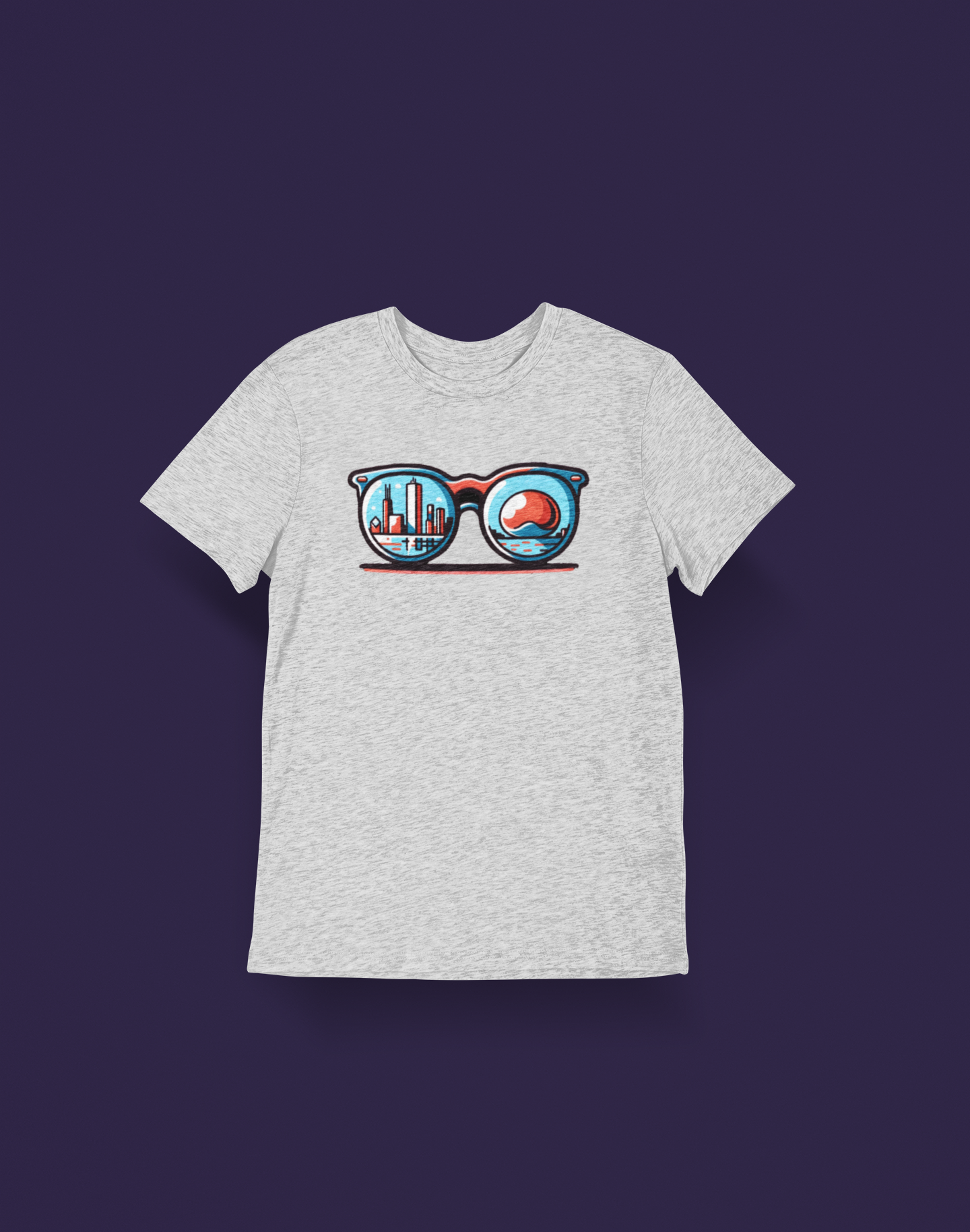 Chicago Skyline Shades Toddler Tee