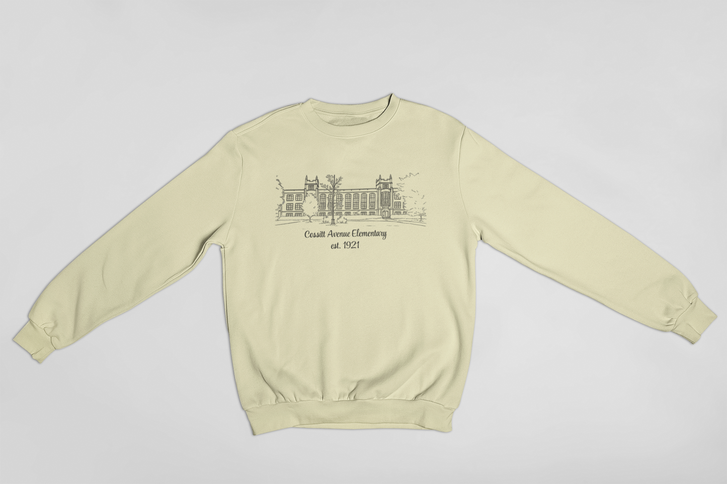 Cossitt Ave Drawing Crewneck Sweatshirt