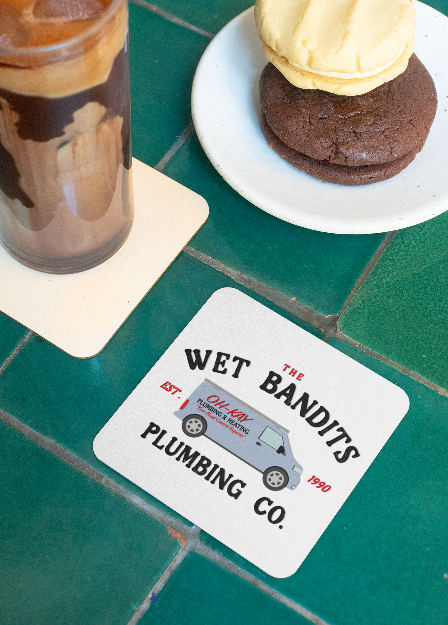 Wet Bandits Coaster