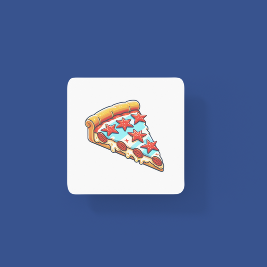 Chicago Deep Dish Flag Coaster