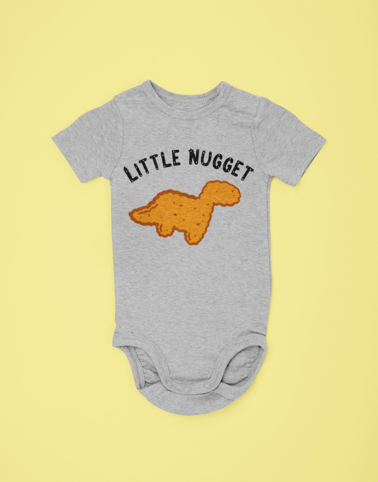 Dino Little Nugget Baby Onesie